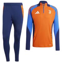 adidas Juventus Trainingspak 1/4-Zip 2024-2025 Oranje Blauw Wit - thumbnail