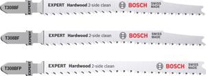 Bosch Accessoires Expert 'Hardwood 2-side clean' decoupeerzaagbladenset 3-delig - 1 stuk(s) - 2608900549