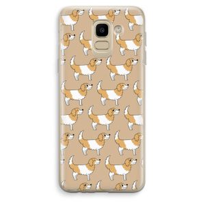 Doggy: Samsung Galaxy J6 (2018) Transparant Hoesje
