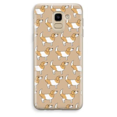 Doggy: Samsung Galaxy J6 (2018) Transparant Hoesje