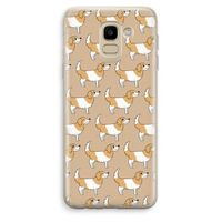Doggy: Samsung Galaxy J6 (2018) Transparant Hoesje