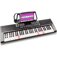MAX KB5 keyboard voor beginners met 61 lichtgevende toetsen en - thumbnail