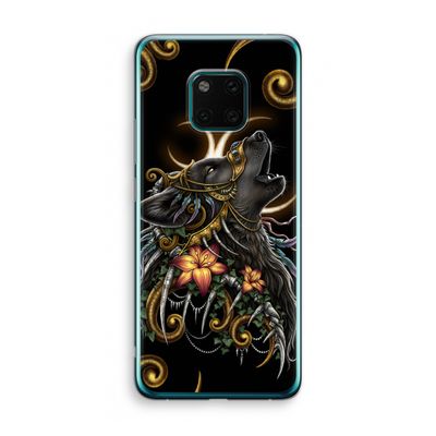 Huilende Wolf: Huawei Mate 20 Pro Transparant Hoesje