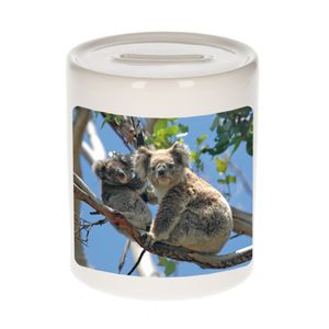 Foto koala beer spaarpot 9 cm - Cadeau koalaberen liefhebber   -