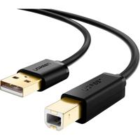 UGREEN USB-kabel USB 2.0 USB-A stekker, USB-B stekker 3 m Zwart 10351