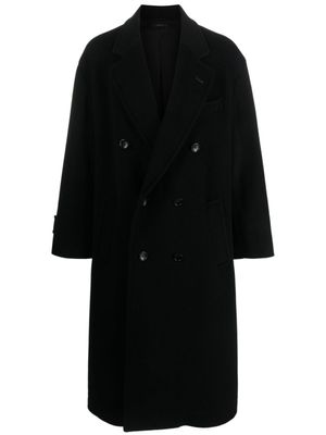 TOM FORD manteau en laine à boutonnière croisée - Noir