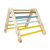 Small Foot - houten klimrek 2in1 driehoek en wandrek adventure