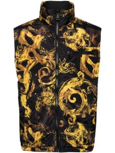 Versace Jeans Couture gilet matelassé à design réversible - Noir