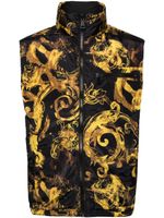 Versace Jeans Couture gilet matelassé à design réversible - Noir