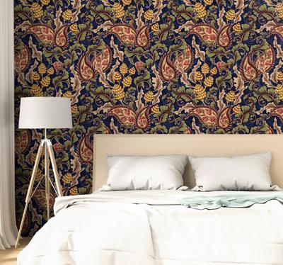 Behang Realistische paisley illustratie