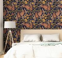 Behang Realistische paisley illustratie