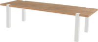 Hartman Tuintafel 'Esmee' Teakhout, 280 x 100cm, kleur Naturel/Wit