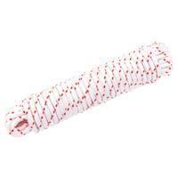 Trekkoord startkoord wit en rood 6 mm 10 m nylon