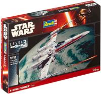 Revell Modellbausatz Star Wars X-Wing Fighter im Maßstab 1:112, Level 3, originalgetreue Nachbildung mit vielen Details, einfaches Kleben und Bemalen, 03601 schaalmodel onderdeel en -accessoire - thumbnail