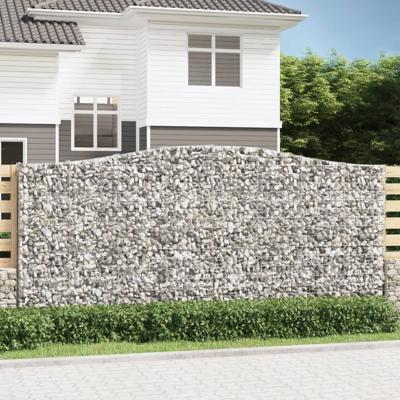 Schanskorven 2 st gewelfd 400x30x180/200 cm ijzer