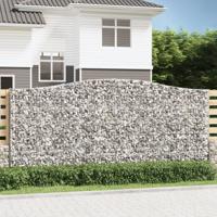 Schanskorven 2 st gewelfd 400x30x180/200 cm ijzer