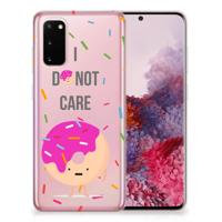 Samsung Galaxy S20 | Siliconen Case | Donut Roze