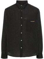 MARANT chemise Jasolo à rayures - Noir