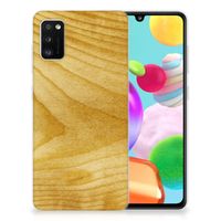 Samsung Galaxy A41 Bumper Hoesje Licht Hout