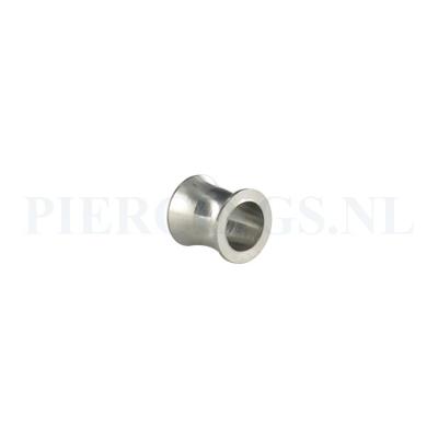 Tunnel double flared 8 mm 8 mm