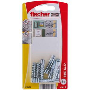 Fischer FMD 6 x 32 K NV Stalen spreidplug 32 mm 6 mm 532687 1 set(s)