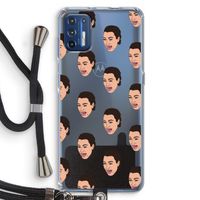 Ugly Cry Call: Motorola Moto G9 Plus Transparant Hoesje met koord
