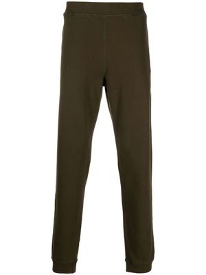Sunspel pantalon de jogging à taille élastiquée - Vert