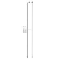 Roland Sapim spaak 14-164 leader rvs zonder nippel (100st)