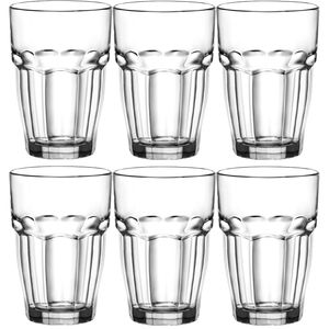 Set van 18x stuks tumbler waterglazen/drinkglazen transparant 360 ml