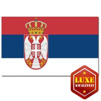 Luxe kwaliteit Servische vlaggen - thumbnail