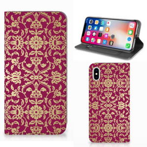 Telefoon Hoesje Apple iPhone Xs Max Barok Pink