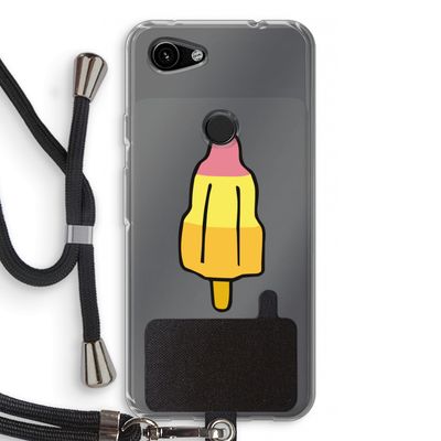 Raketijsje: Pixel 3a Transparant Hoesje met koord
