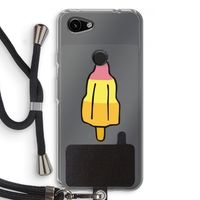 Raketijsje: Pixel 3a Transparant Hoesje met koord