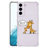 Samsung Galaxy S22 Stevig Bumper Hoesje Giraffe