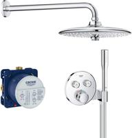 Grohe Grohtherm SmartControl Perfect inbouw regendouchset met 4 straalsoorten Ø26cm chroom - thumbnail