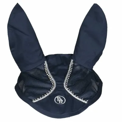 BR Glamour Chic Oornetje donkerblauw maat:full