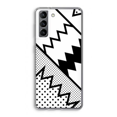 Pop Art #5: Samsung Galaxy S21 Transparant Hoesje