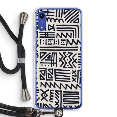 Marrakech print: Honor Play 8A Transparant Hoesje met koord