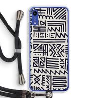 Marrakech print: Honor Play 8A Transparant Hoesje met koord