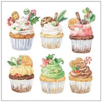 Ambiente servetten 33cm sweet christmas