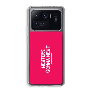 Neuters (roze): Xiaomi Mi 11 Ultra Transparant Hoesje