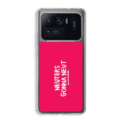 Neuters (roze): Xiaomi Mi 11 Ultra Transparant Hoesje