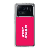 Neuters (roze): Xiaomi Mi 11 Ultra Transparant Hoesje