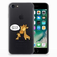 iPhone SE 2022 | SE 2020 | 8 | 7 Telefoonhoesje met Naam Giraffe