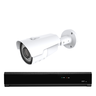 1x Professionele 4K Ultra HD IP IR Bewakingscamera Set - POE NVR Recorder - 8 Kanaals - Nachtzicht & 1TB Opslag