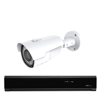 1x Professionele 4K Ultra HD IP IR Bewakingscamera Set - POE NVR Recorder - 8 Kanaals - Nachtzicht & 1TB Opslag