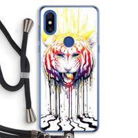 Fading: Xiaomi Mi Mix 3 Transparant Hoesje met koord Fading: Xiaomi Mi Mix 3 Transparant Hoesje met koord