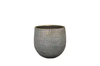 Pot renzo d15h13cm antraciet
