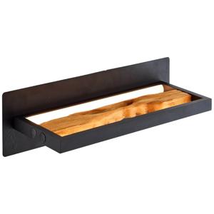 Brilliant Led bedlampje Chaumont met hout G99820/76