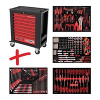 KS Tools 8154241 Werkplaatswagen Kleur (specifiek): Zwart, Rood